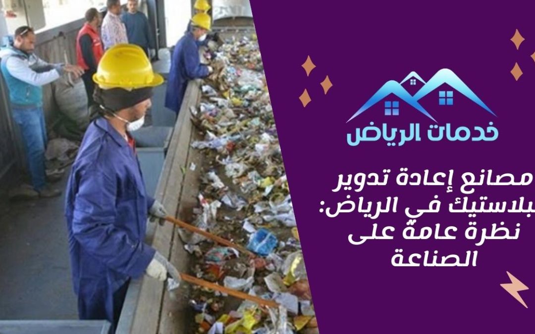 مصانع إعادة تدوير البلاستيك في الرياض: نظرة عامة على الصناعة