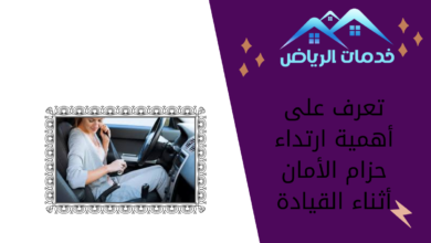 تعرف على أهمية ارتداء حزام الأمان أثناء القيادة