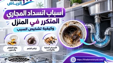 انسداد المجاري المتكرر في المنزل
